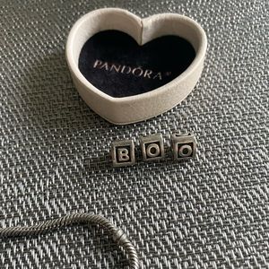 Pandora sterling silver ‘BOO’ charms for Halloween